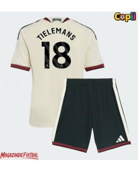 Manchester United Youri Tielemans #18 Echipament de Fotbal Replică 2026-27 Copii Treilea (+ Șorturi)